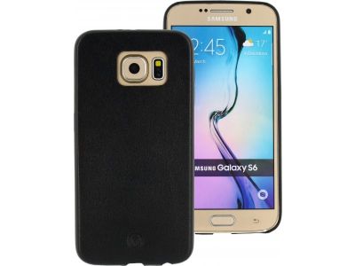 Mobilize Slim Leather Case Samsung Galaxy S6 - Zwart