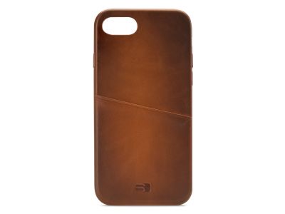 Senza Desire Lederen Cover met Card Slot Apple iPhone 7/8/SE (2020) - Bruin