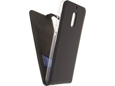 Mobilize Classic Gelly Flip Case Nokia 6/6 Arte - Zwart Special Edition - Zwart