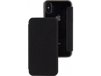 Mobilize Slim Gelly Booklet Apple iPhone X/Xs Solid Black