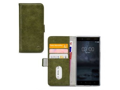 Mobilize Elite Gelly Wallet Book Case Nokia 3 Green