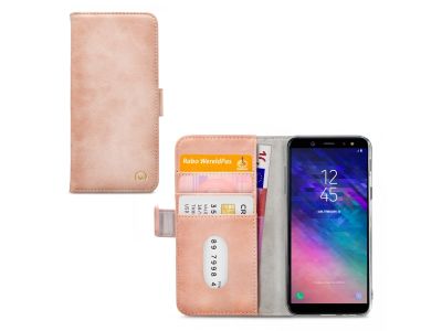 Mobilize Elite Gelly Wallet Book Case Samsung Galaxy A6 2018 Soft Pink