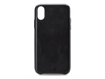 Senza Pure Leather Cover Apple iPhone Xs Max Deep Black