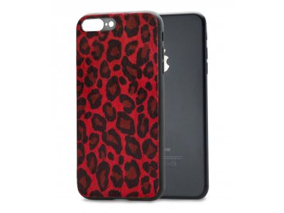 Mobilize Gelly Hoesje Apple iPhone 7 Plus//8 Plus - Luipaard/Rood