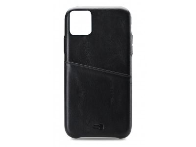 Senza Pure Lederen Cover met Card Slot Apple iPhone 11 Pro - Zwart