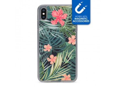 My Style Magneta Case voor Apple iPhone Xs Max - Zwart Jungle