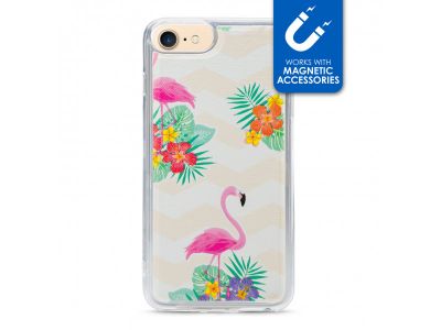 My Style Magneta Case voor Apple iPhone 6 Plus/6S Plus/7 Plus/8 Plus - Flamingo