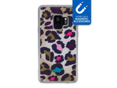My Style Magneta Case voor Samsung Galaxy S9 - Luipaard