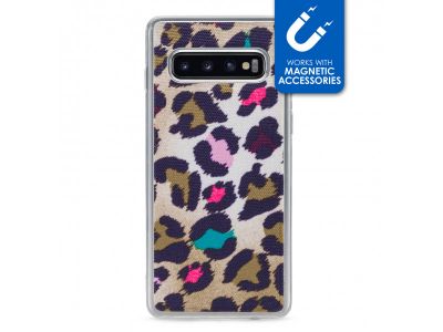 My Style Magneta Case for Samsung Galaxy S10 Colorful Leopard