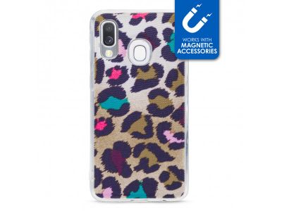 My Style Magneta Case for Samsung Galaxy A40 Colorful Leopard