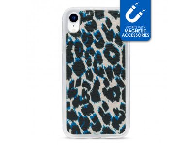 My Style Magneta Case for Apple iPhone XR Blue Leopard