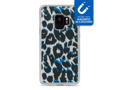 My Style Magneta Case for Samsung Galaxy S9 Blue Leopard