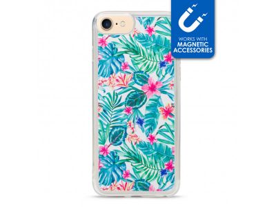 My Style Magneta Case for Apple iPhone 6 Plus/6S Plus/7 Plus/8 Plus White Jungle