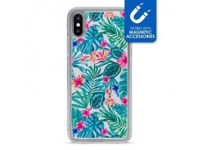 My Style Magneta Case for Apple iPhone X/Xs White Jungle