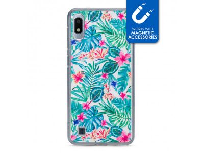 My Style Magneta Case voor Samsung Galaxy A10 - Wit Jungle