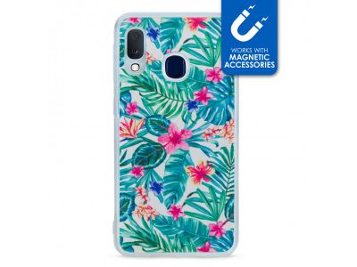 My Style Magneta Case for Samsung Galaxy A20e White Jungle