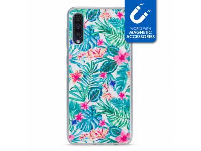 My Style Magneta Case voor Samsung Galaxy A30s/A50 - Wit Jungle