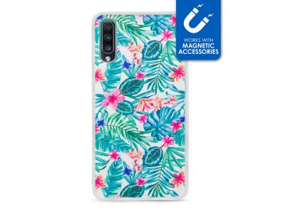 My Style Magneta Case for Samsung Galaxy A70 White Jungle