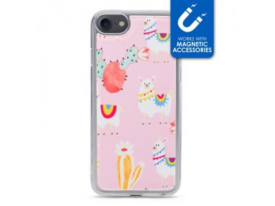 My Style Magneta Case for Apple iPhone 6/6S/7/8/SE (2020) Pink Alpaca