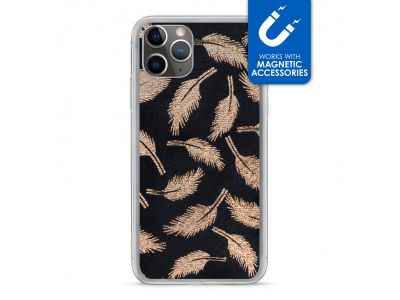 My Style Magneta Case for Apple iPhone 11 Pro Golden Feathers