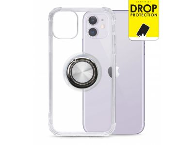 My Style Protective Flex Magnet Ring Case voor Apple iPhone 11 - Transparant