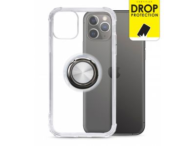 My Style Protective Flex Magnet Ring Case voor Apple iPhone 11 Pro Max - Transparant