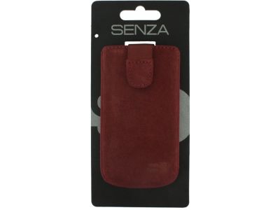 Senza Suede Slide Case Rusty Red Size M-Large