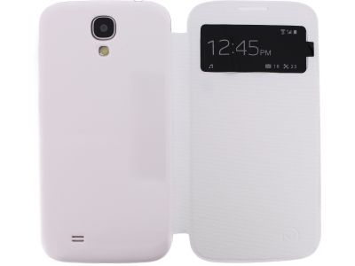 Mobilize S-View Cover Samsung Galaxy S4 I9500/I9505 - Wit