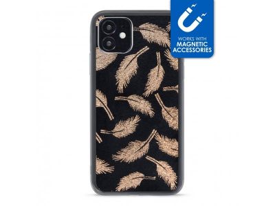 My Style Magneta Case for Apple iPhone 12 Mini Golden Feathers