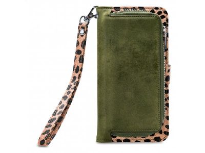 Mobilize 2in1 Gelly Zipper Case Samsung Galaxy A31 Olive/Leopard