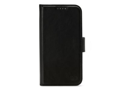 Senza Pure Lederen Wallet Apple iPhone 12 Mini - Zwart