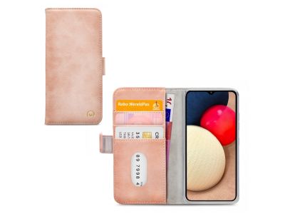 Mobilize Elite Gelly Wallet Book Case Samsung Galaxy A02s Soft Pink