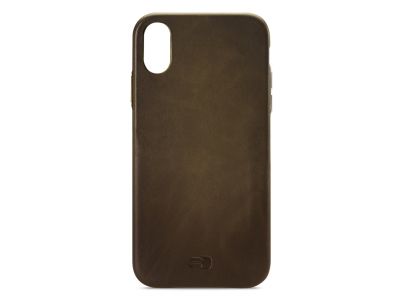 Senza Desire Leather Cover Apple iPhone X/Xs Burned Olive