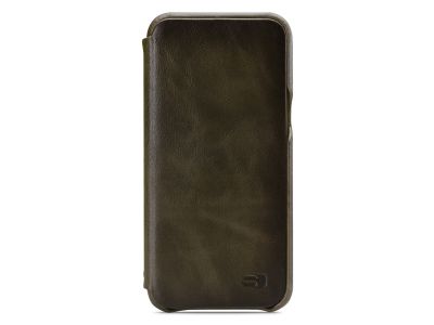 Senza Desire Skinny Leather Wallet Samsung Galaxy S8 Burned Olive