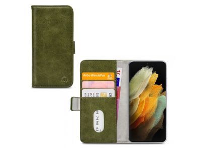 Mobilize Elite Gelly Wallet Book Case Samsung Galaxy S21 Ultra Green