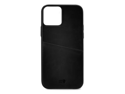 Senza Pure Lederen Cover met Card Slot Apple iPhone 13 Pro Max - Zwart