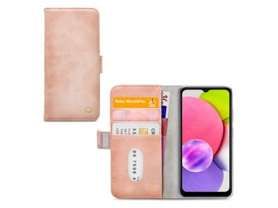 Mobilize Elite Gelly Wallet Book Case Samsung Galaxy A03s Soft Pink