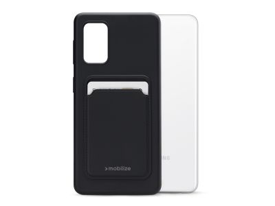 Mobilize Rubber Gelly Card Case Samsung Galaxy A32 5G Matt Black