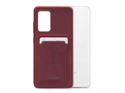 Mobilize Rubber Gelly Card Case Samsung Galaxy S20 FE Matt Bordeaux