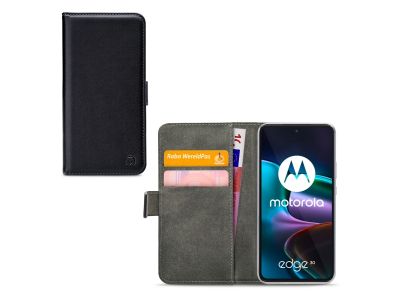 Mobilize Classic Gelly Wallet Book Case Motorola Edge 30 Black