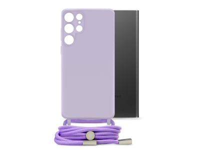 Mobilize Lanyard Gelly Case for Samsung Galaxy S22 Ultra 5G Pastel Purple