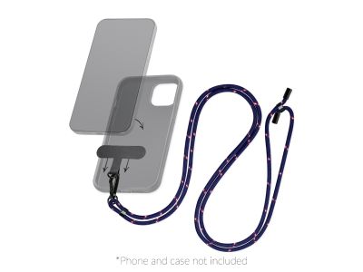 Mobilize Nylon Lanyard Blue/Red