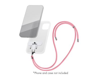 My Style Smartphone Lanyard Pink