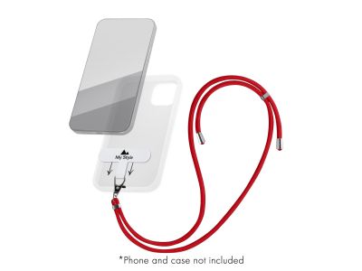 My Style Smartphone Lanyard voor Phones - Rood