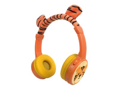 Mobilize Wireless/Wired Over Ear Kids Headphone 85dB - Tijger