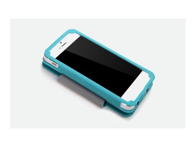 Rock Texture Side Flip Case Apple iPhone 5/5S/SE Green