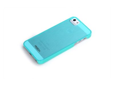 Rock Texture Semi Transparent Case Apple iPhone 5/5S/SE Blue