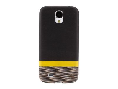 MSG438B Man & Wood Cover Samsung Galaxy S4 I9505 Black Bee