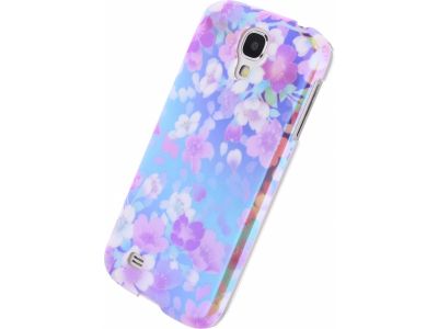 Xccess Oil Cover Samsung Galaxy S4 I9500/I9505 Turquoise Flower