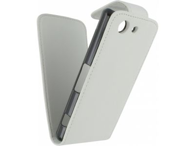 Xccess Flip Case Sony Xperia Z3 Compact - Wit